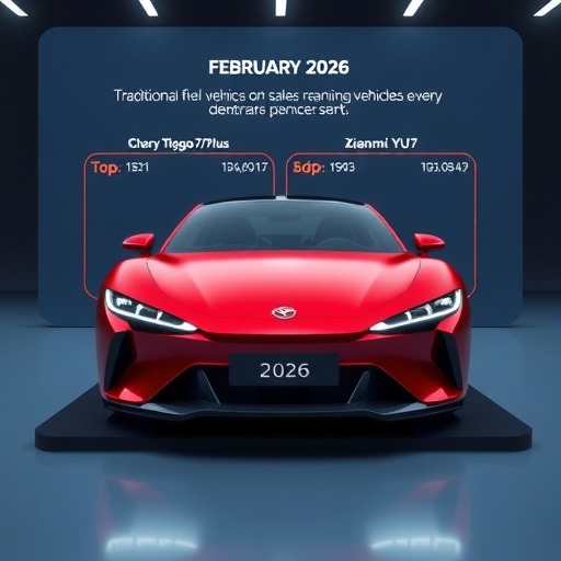 2026年2月燃油车型/新能源车型销量榜：奇瑞瑞虎7/7Plus登顶燃油车，小米YU7跻身新能源前三丨盖世汽车研究院