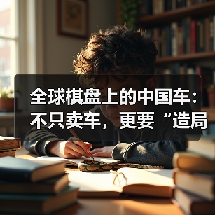 全球棋盘上的中国车：不只卖车，更要“造局”