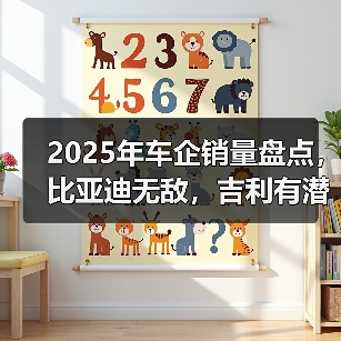 2025年车企销量盘点，比亚迪无敌，吉利有潜力，奇瑞赚外币？（图3）