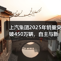 上汽集团2025年销量突破450万辆，自主与新能源双轮驱动（图4）