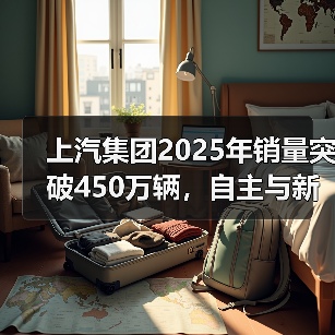 上汽集团2025年销量突破450万辆，自主与新能源双轮驱动（图2）