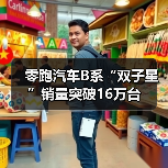 零跑汽车B系“双子星”销量突破16万台(图1) 零跑汽车B系“双子星”销量突破16万台(图1)