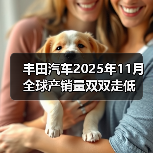 丰田汽车2025年11月全球产销量双双走低（图2）