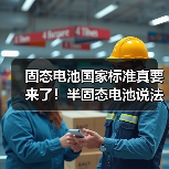 固态电池国家标准真要来了！半固态电池说法不复存在（图1）