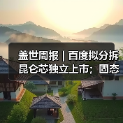 盖世周报 | 百度拟分拆昆仑芯独立上市；固态电池新国标征求意见（图4）