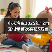 小米汽车2025年12月交付量首次突破5万台(图3) 小米汽车2025年12月交付量首次突破5万台(图3)