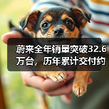 蔚来全年销量突破32.6万台,历年累计交付约100万台(图1) 蔚来全年销量突破32.6万台,历年累计交付约100万台(图1)