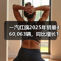 一汽红旗2025年销量460,063辆,同比增长11.7%(图1) 一汽红旗2025年销量460,063辆,同比增长11.7%(图1)