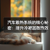 汽车散热系统的核心秘密:提升冷凝器散热效率的全方位指南(图2) 汽车散热系统的核心秘密:提升冷凝器散热效率的全方位指南(图2)