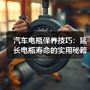 汽车电瓶保养技巧:延长电瓶寿命的实用秘籍(图1) 汽车电瓶保养技巧:延长电瓶寿命的实用秘籍(图1)