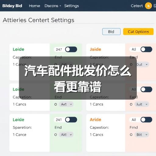 汽车配件批发价怎么看更靠谱