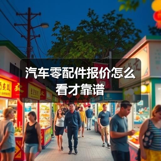 汽车零配件报价怎么看才靠谱