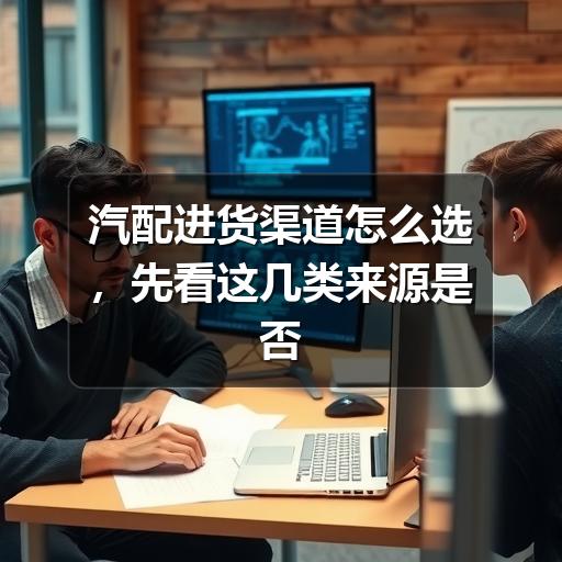 汽配进货渠道怎么选,先看这几类来源是否适合你