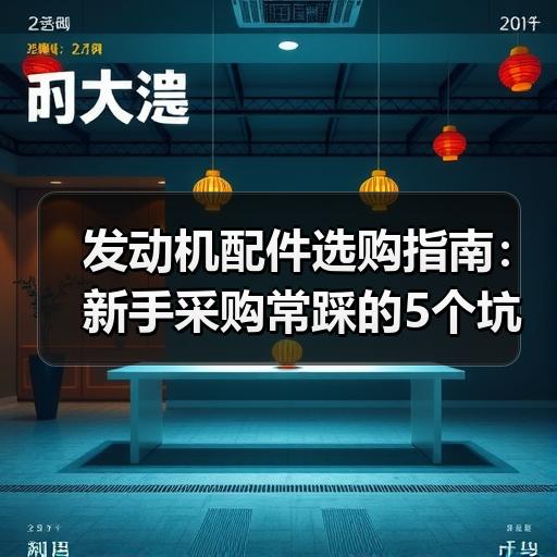 发动机配件选购指南：新手采购常踩的5个坑与判断标准